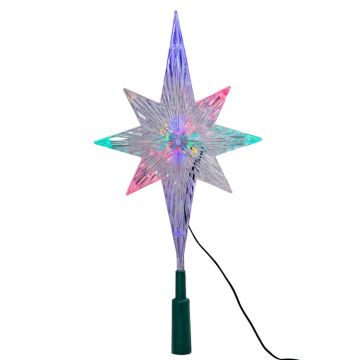Kurt Adler 11.25“ 10-Light Color-Changing LED Polar Star Treetop