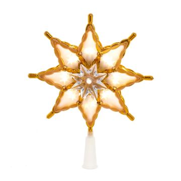 Kurt Adler 10“ 18L LED Multifunction 8-Point Star Treetop