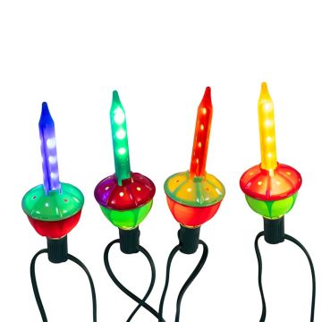 Kurt Adler UL 7-Light C7 LED Multicolor Bubble Light Set
