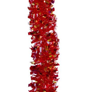 KA 9' RED TINSEL GARLAND