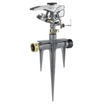 Green Thumb Pulsating Metal Impulse Spike Base Lawn Sprinkler