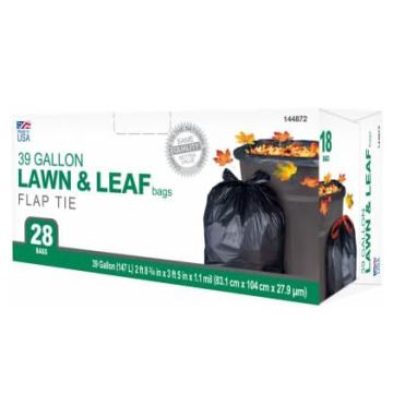 True Value Lawn & Leaf Bags with Flap Tie 39 Gallon Bags 28ct