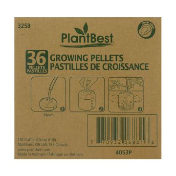 PlantBest 35mm Coconut Coir Pellet, 36 Pack