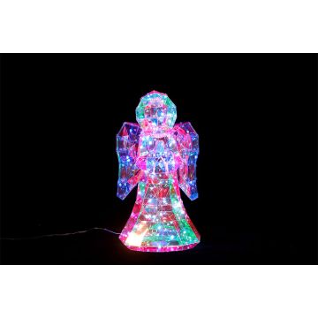 Iridescent Angel, White Light, USB, 15"