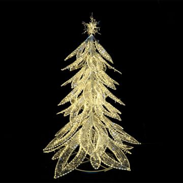 Angel Tree, Warm White LEDS with 20% Cool White Twinkle, 9'