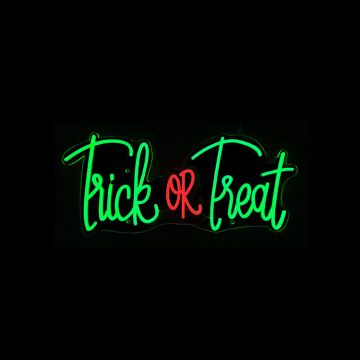 LUXE Neon "Trick or Treat" Sign