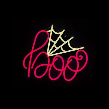 LUXE Neon "Boo" Sign