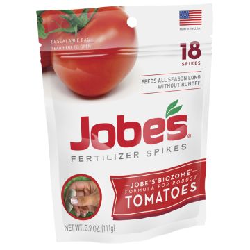 Jobe's Tomato Fertilizer Spikes, Clip Pouch