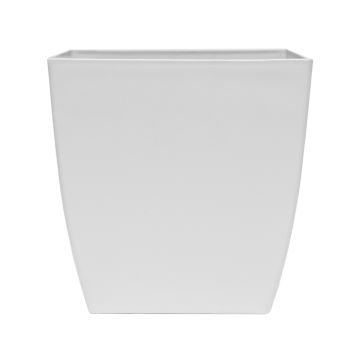 The HC Companies, Aria Self Watering Square Planter, White, 10"