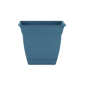 The HC Companies, Eclipse Square Planter, Slate Blue