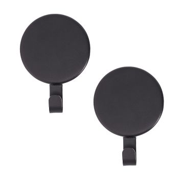 Attract Magnetic Wreath Hanger 2-pack Matte Black