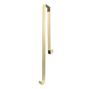 Dual Sided Wreath Hanger, Plated Gold