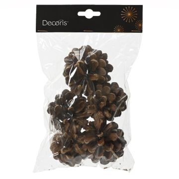 Decoris Natural Pinecones 5 pack