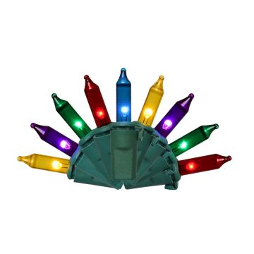 Holiday Bright Lights LED T5 Classic Multi-Color 300 Lights Green Cord 74.5FT