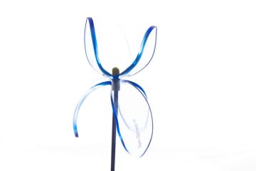Sun Glowz Blue fluorescent Sunbow, 16" Tall