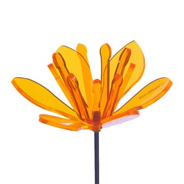Sun Glowz Orange Fluorescent Sunflare Flower, 18" Tall