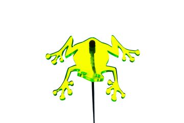 Sun Glowz Green fluorescent Frog, 13"