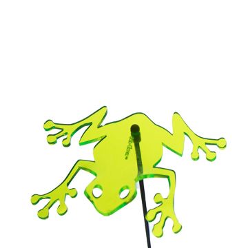 Sun Glowz Green Fluorescent 3D Frog, 18" Tall