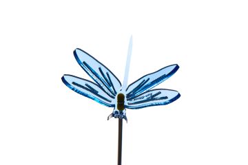 Sun Glowz Blue fluorescent Dragon Fly, 13" Tall