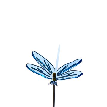 Sun Glowz Blue Fluorescent Dragonfly, 18" Tall