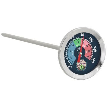 Worm Nerd Compost Bin and Garden Soil Thermometer