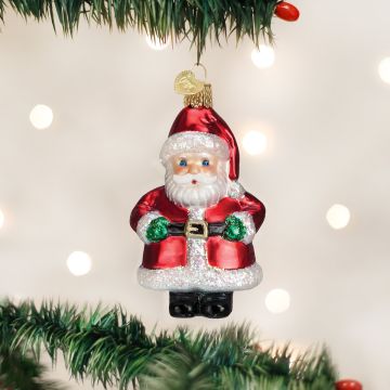 Short Stuff Santa Ornament