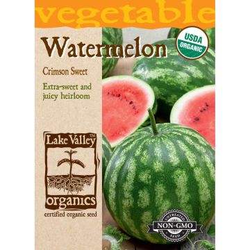 Citrullus, Watermelon 'Crimson Sweet' Organic Heirloom