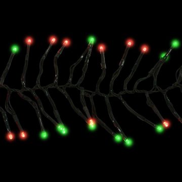 Holiday Bright Lights LED Rice Garland Green & Red
