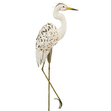 Regal Art & Gift Solar Stake Bird 'Egret' 46"