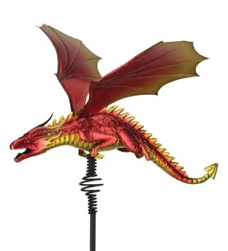 Regal Art & Gift, Dragon Bouncie Stake, Red