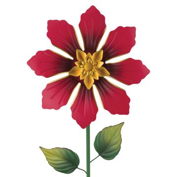 Regal Art & Gift Mini Wind Spinner Flower Stake 'Red' 12"