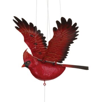 Regal Art & Gift Flying Bird Mobile 'Cardinal' 17"