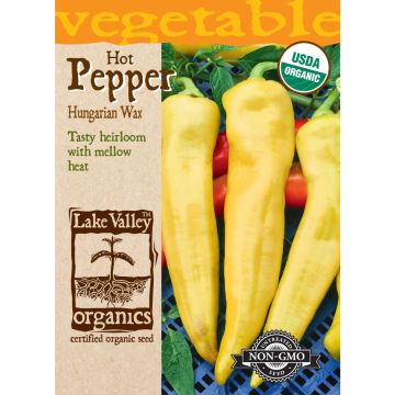 Capsicum, Hot Pepper 'Hungarian Wax' Organic Heirloom