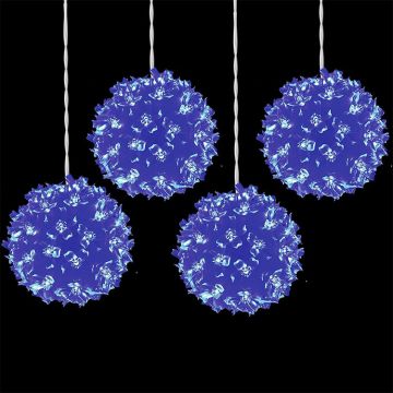 Lamphome LED 4 Sphere Blue 200 Lights