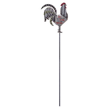 Down-Home Rooster Plant Pick 20"