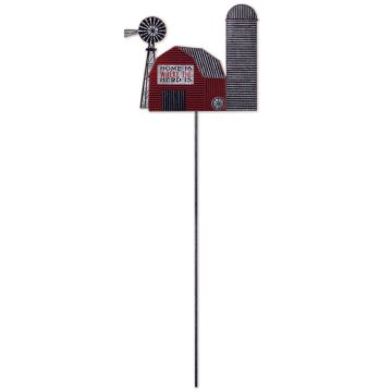 Sunset Vista Designs, Farm Fresh Barn Plant Pick, 20" 