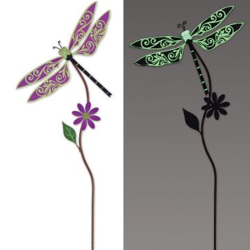 Sunset Vista Designs, Glowing Dragonfly Pick, 24"