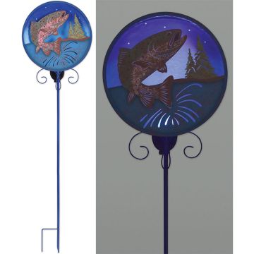 Silhouette, Fish Solar Stake