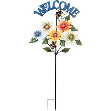 Sunset Vista Designs, Garden Party’s “Welcome” Daisy Stake