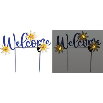 Sunset Vista Designs, Solar "Welcome" Garden Stake
