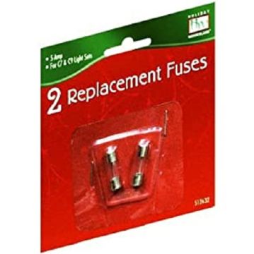 Holiday Wonderland, 5 Amp Fuses for C7 & C9 Strings, 2 pack