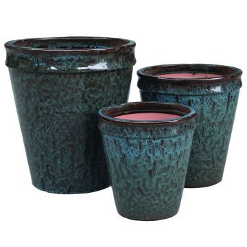 Alfresco Carina Planter, Blue Mista