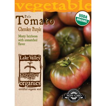 Solanum, Tomato (Pole) 'Cherokee Purple'
