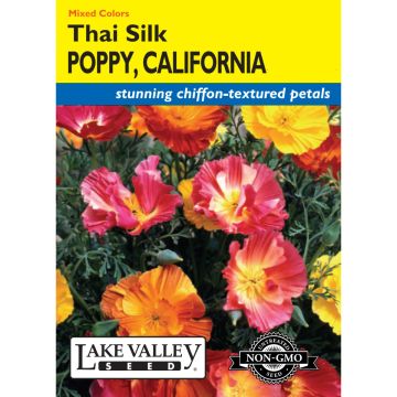 Eschscholzia, California Poppy 'Thai Silk' Mixed Colors