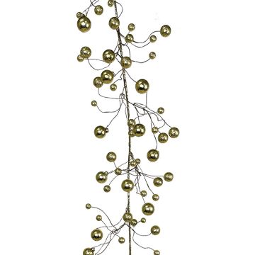 Holiday Glitz Gold Garland, 6 ft