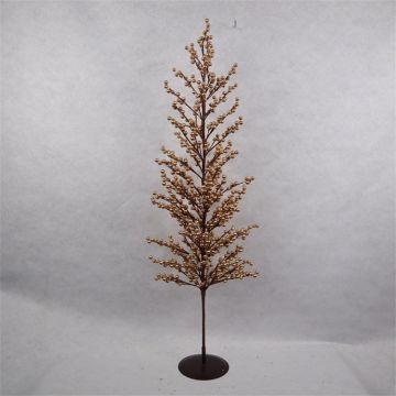 Berry Christmas Tree Gold 34"