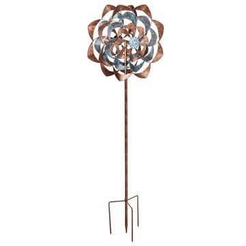 Evergreen Blue & Copper Edge Wind Spinner