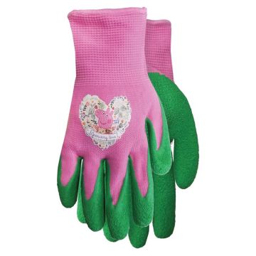 Midwest Quality Gloves Hasbro Unisex Outdoor Peppa Pig Grip Gloves Green/Pink, Youth 