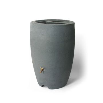Algreen Athena Rain Barrel, Charcoal, 50 gal
