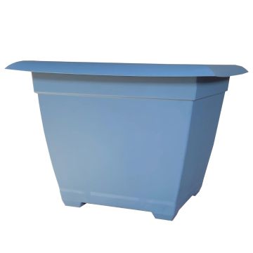 Bloem, Dayton Square Planter, Ocean Blue, 15"